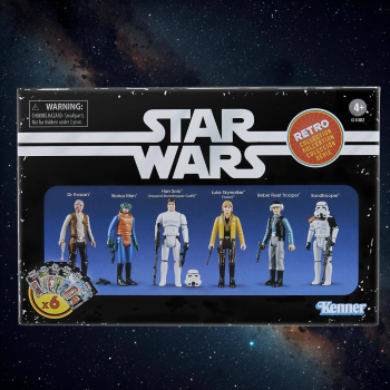 Star Wars Retro Collection 6er-Pack Episode IV (Hasbro 2025) | Kenner-Design